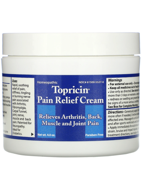 Topricin, Pain Relief Cream, 4.0 oz